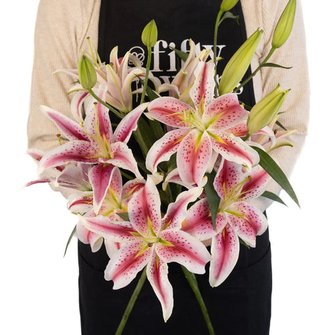 Hot Pink Starfighter Oriental Lilies