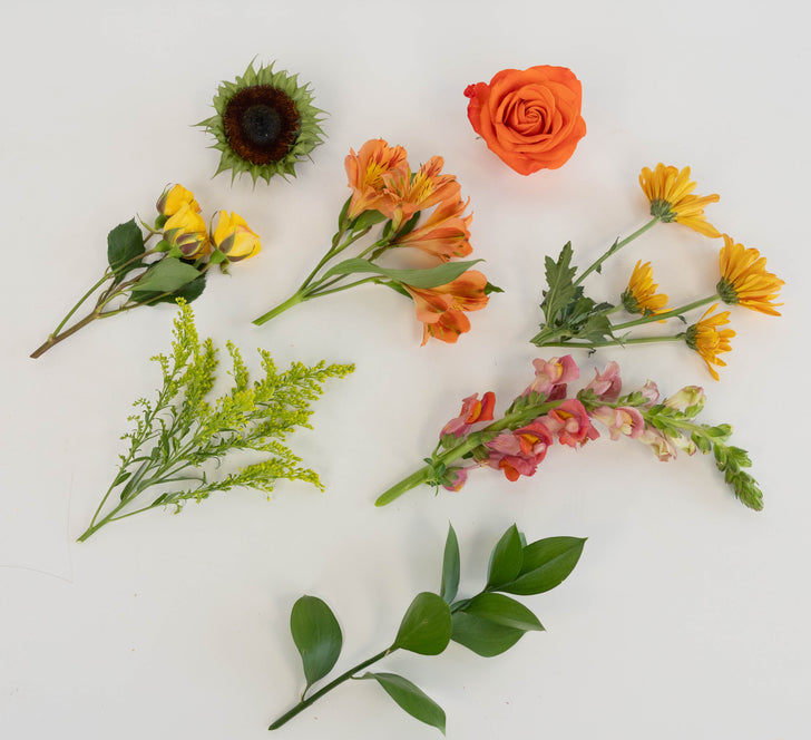 Sunflower Roses Snapdragon Modern Sunflower Flower Collection