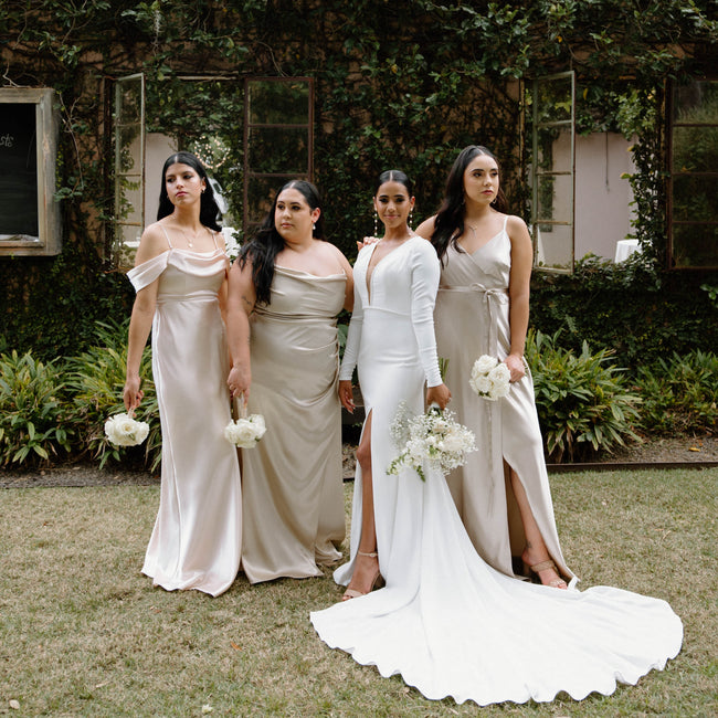 Black Tie White and Green Florida Wedding