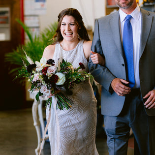 Vintage Burgundy and Blush Air Force Styled Wedding