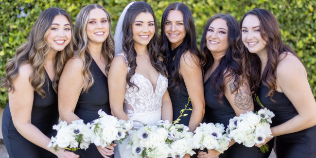 Black & White Romance: Omni Montelucia Scottsdale Wedding