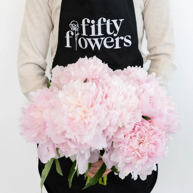 Alertie Pink Peonies For Mothers Day Apron - Image