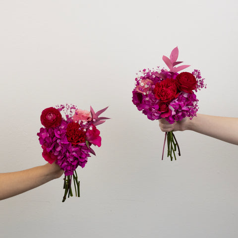 All Things Pink Bouquet Bar Flower Kit Vase - Image