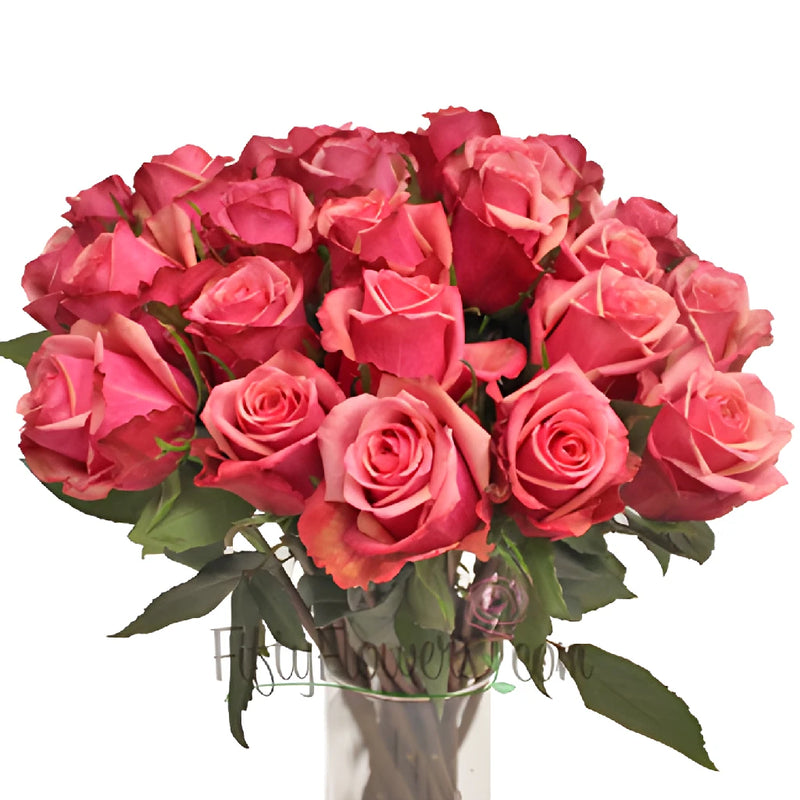 Antique Pink Murano Rose Wholesale Roses in a Vase