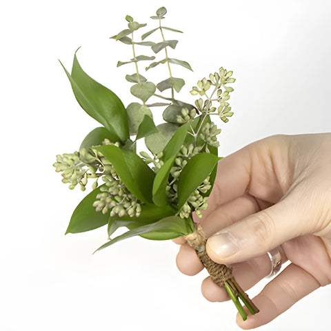 Forest Fern Bouquet and Boutonniere
