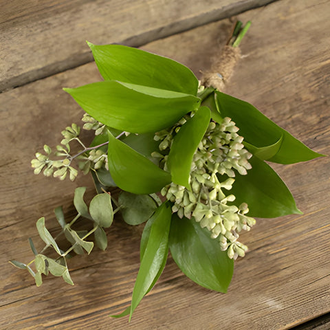 Forest Fern Bouquet and Boutonniere