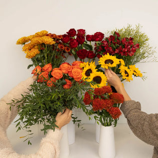 Autumn Dream Bouquet Bar Flower Kit Close Up - Image