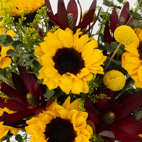 Autumn Sunset Wedding Diy Flower Kit Close Up - Image