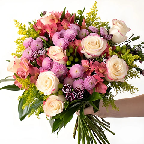 Be Bold Fresh Flowers Bouquet Hand - Image