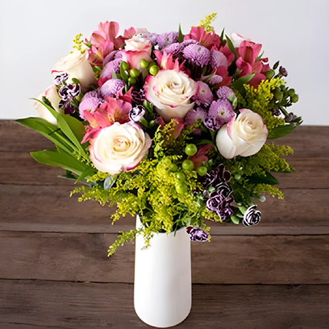 Be Bold Fresh Flowers Bouquet Vase - Image