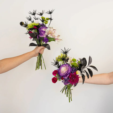 Beetlejuice Halloween Flower Bouquet Bar Kit Apron - Image