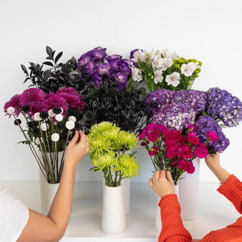 Beetlejuice Halloween Flower Bouquet Bar Kit Close Up - Image