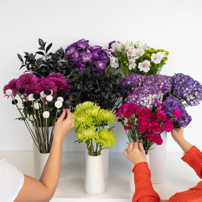 Beetlejuice Halloween Flower Bouquet Bar Kit Close Up - Image