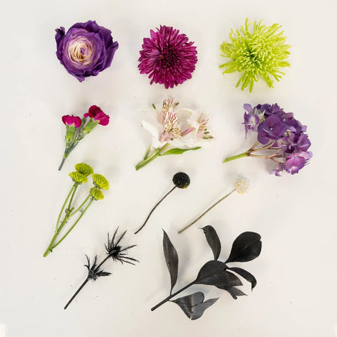 Beetlejuice Halloween Flower Bouquet Bar Kit Recipe - Image