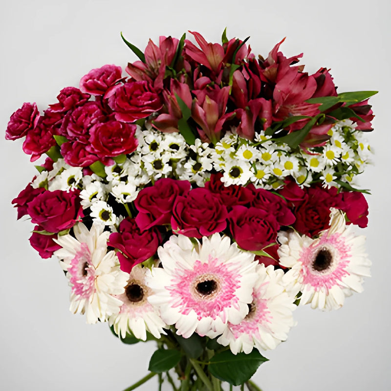 Berries and Cream DIY Flower Kit In a Vase