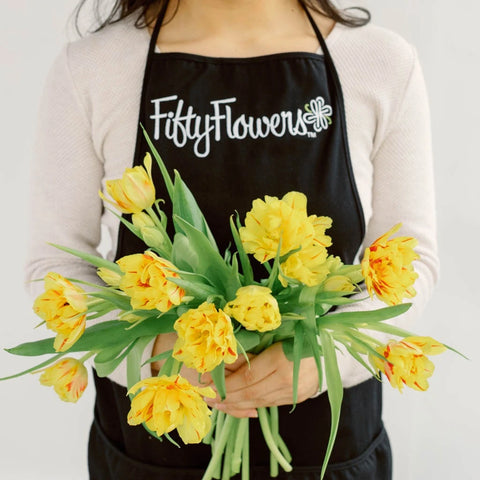 Bicolor Novelty Tulips Apron - Image