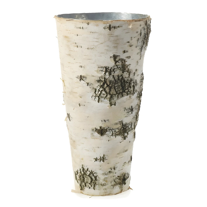 Birch Vase Close Up - Image
