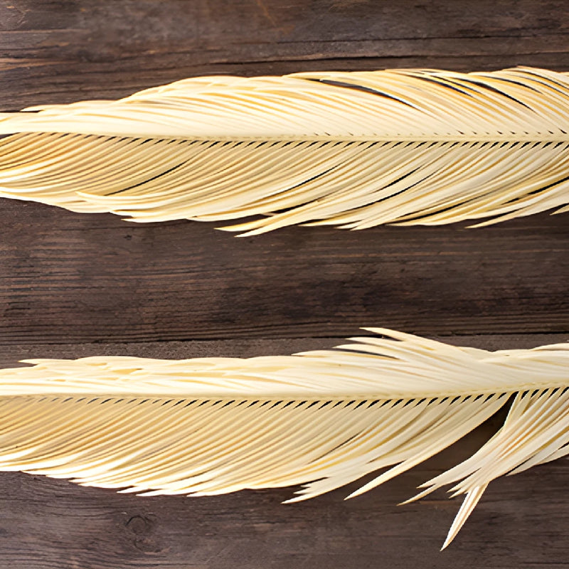 Bleached sago palm DIY wedding flowers