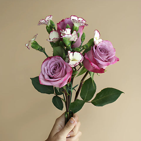 Classic Mauve Flower Centerpieces