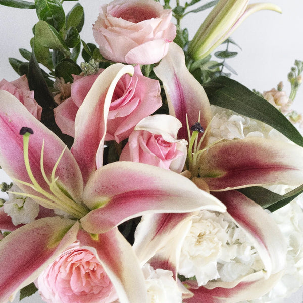 Soft Blush Neutral Centerpiece, Bulk Flowers, FiftyFlowers in 2023