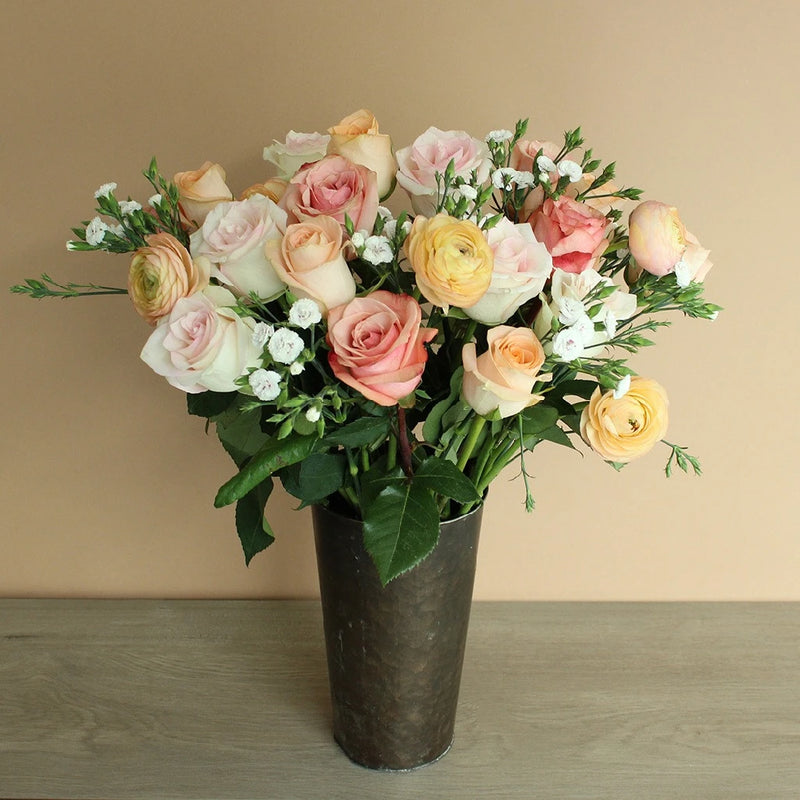 Blushing Peach Centerpieces Vase - Image