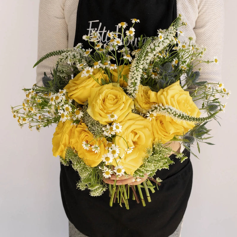 Buy Wholesale Pop Of Gold & Silver DIY Flower Kit in Bulk - FiftyFl