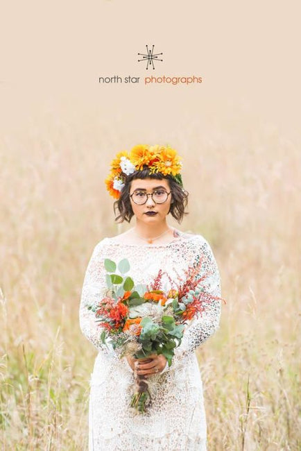 Bold Wildflower Wedding