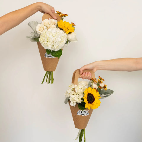Buy Wholesale Bright Sky Sunflower Bouquet Bar Flower Kit in Bulk