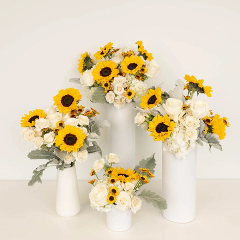 Bright Sky Sunflower Centerpieces Hand - Image