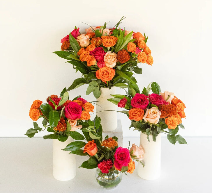 Bring On The Joy Rose Centerpiece - Image