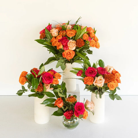Bring On The Joy Rose Centerpiece - Image
