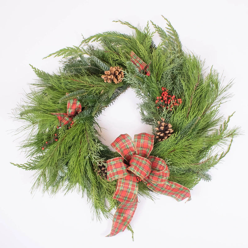 Festive Wreath DIY Flower Design Class Kit