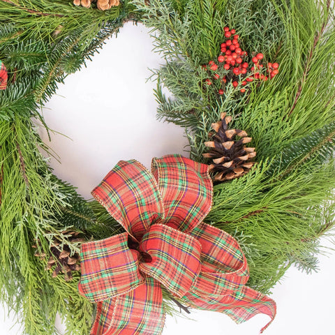 Festive Wreath DIY Flower Design Class Kit