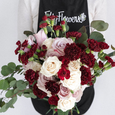 Burgundy Blush Wedding DIY Flower Kit Burgundy Blush Wedding DIY Flower Kit