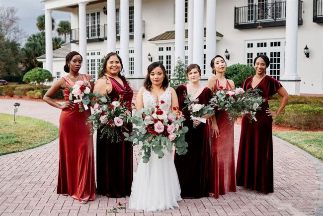 Burgundy Estate Wedding