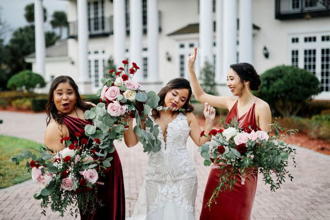 Burgundy Estate Wedding