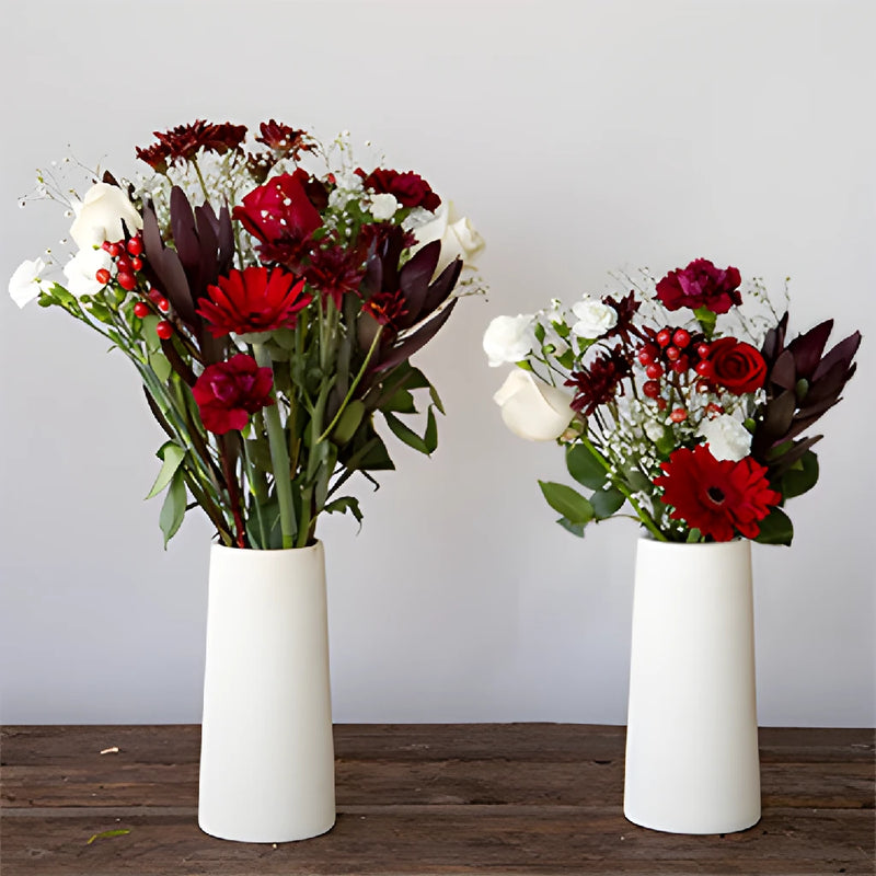 Classic Burgundy Flower Centerpieces