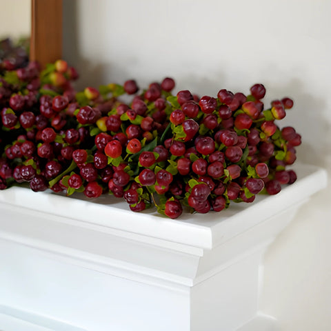 Burgundy Hypericum Berry Garlands
