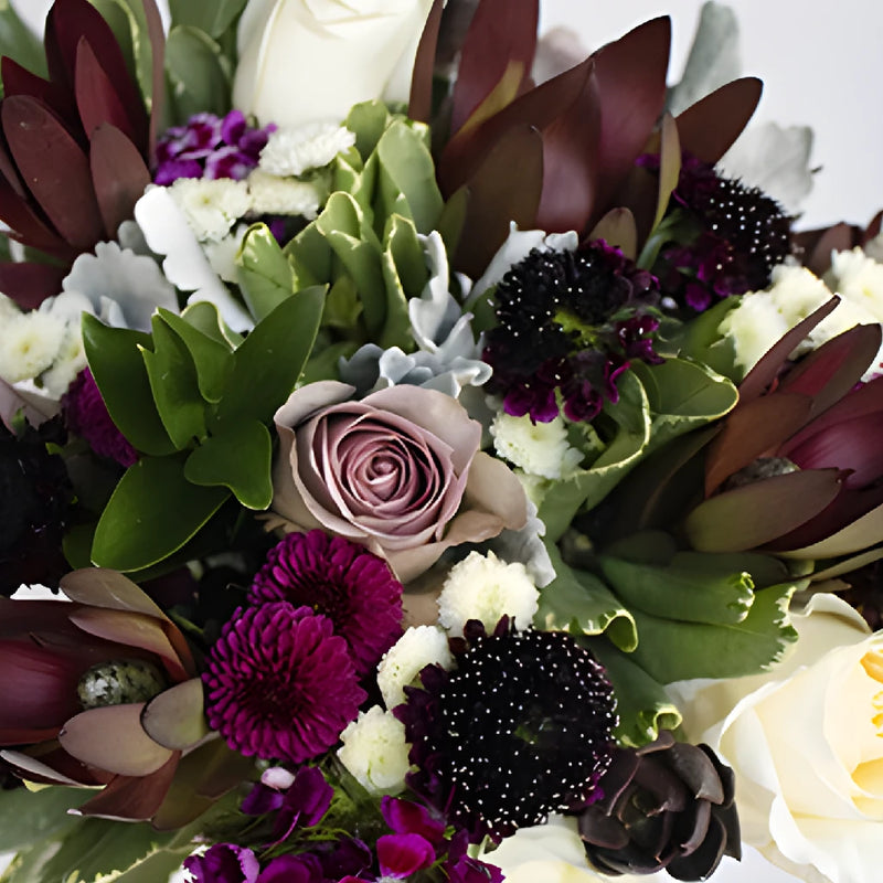 Burgundy Modern Flower Centerpieces