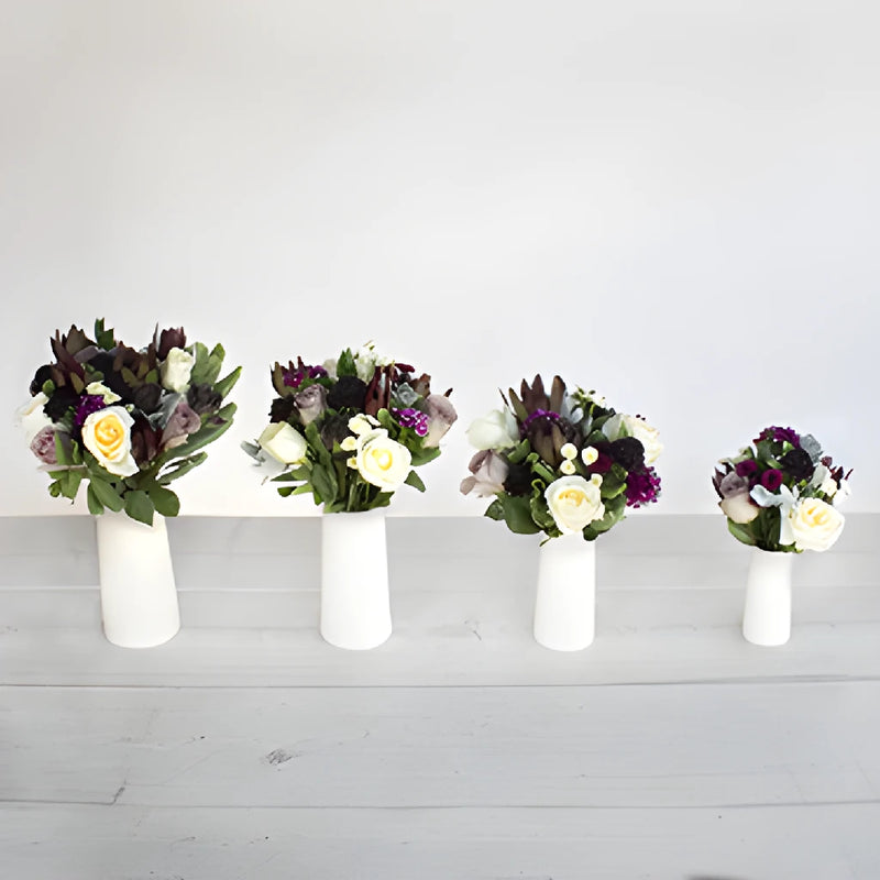 Burgundy Modern Flower Centerpieces