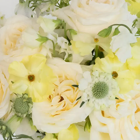 Butter Yellow Flower Centerpiece Stem - Image