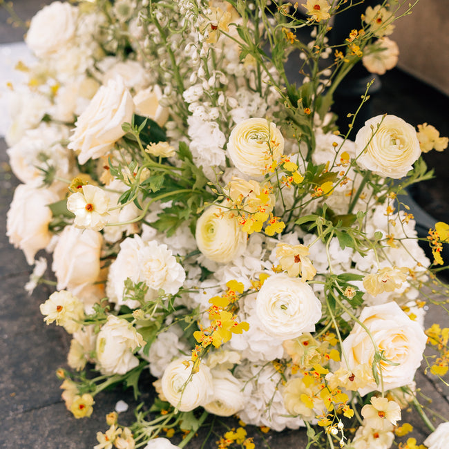 Romantic Butter Yellow Wedding Shoot with Italian Flair