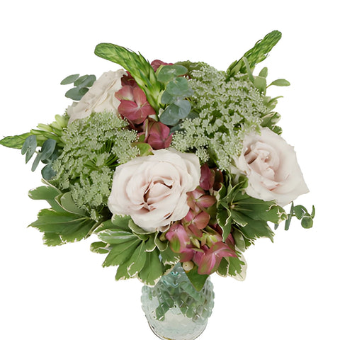 Vintage Lace Flower Centerpiece