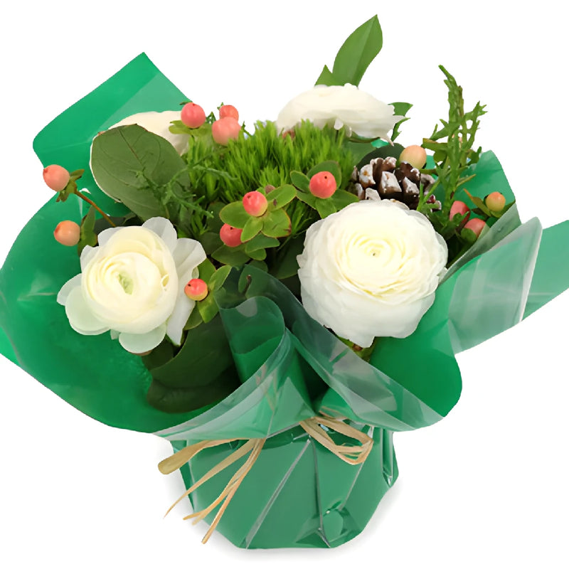 Snowy Pine Holiday Centerpieces