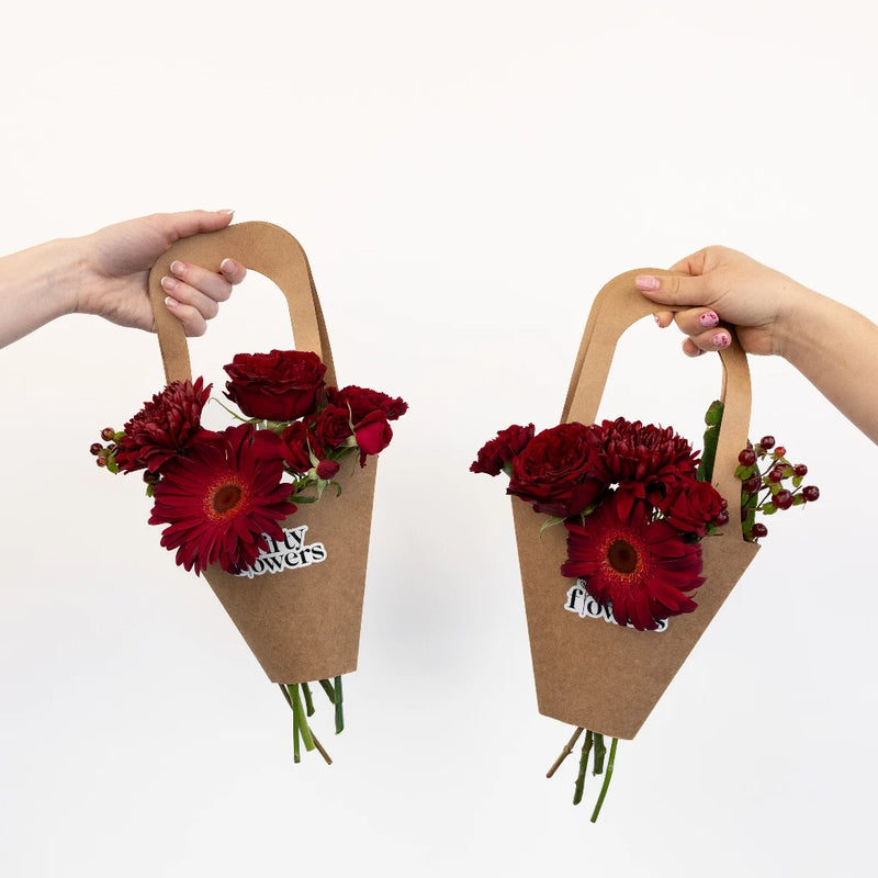 Cherry Coded Bouquet Bar Flower Kit Apron - Image