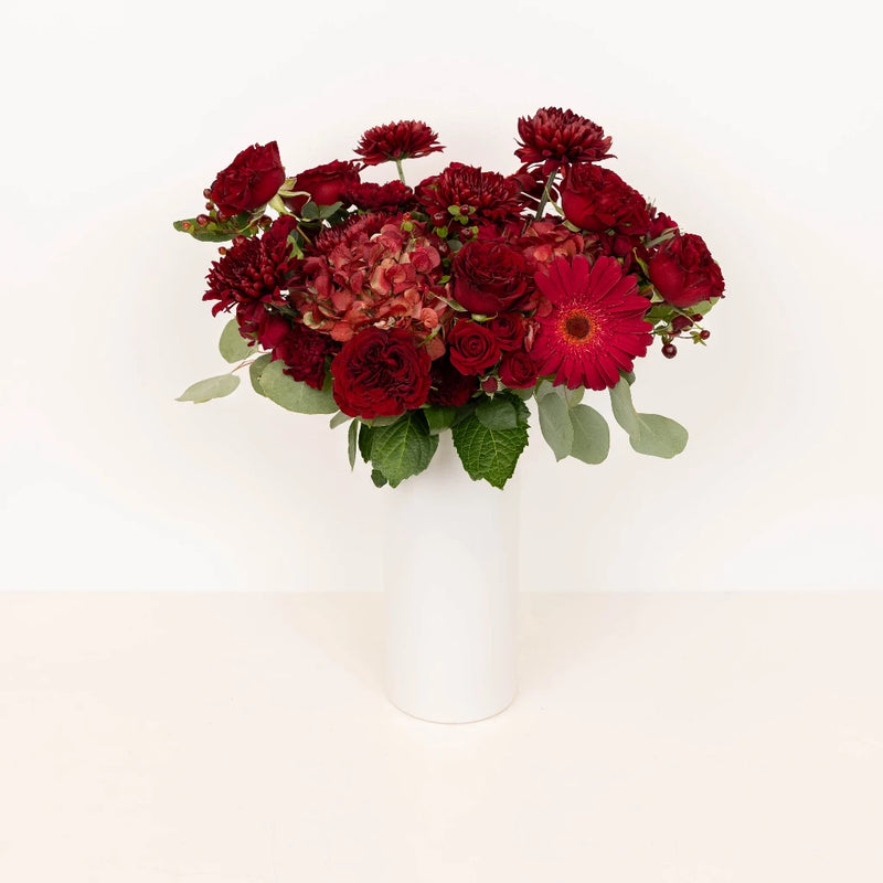 Cherry Coded Flower Bouquet Vase - Image
