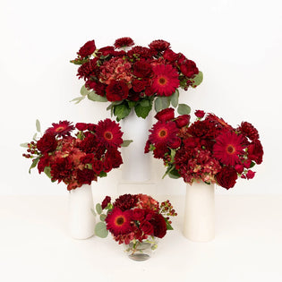 Cherry Coded Flower Centerpieces Hand - Image