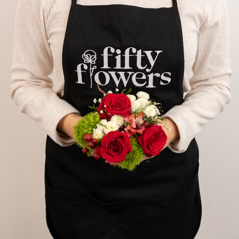 Christmas Decorative Flower Centerpieces Vase - Image