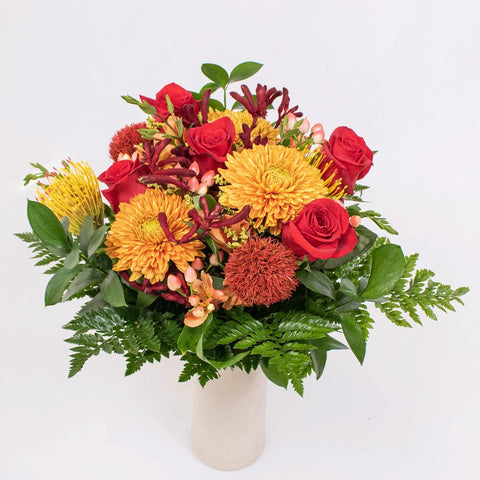 Cinnamon Twist Wedding Flowers In a Vase