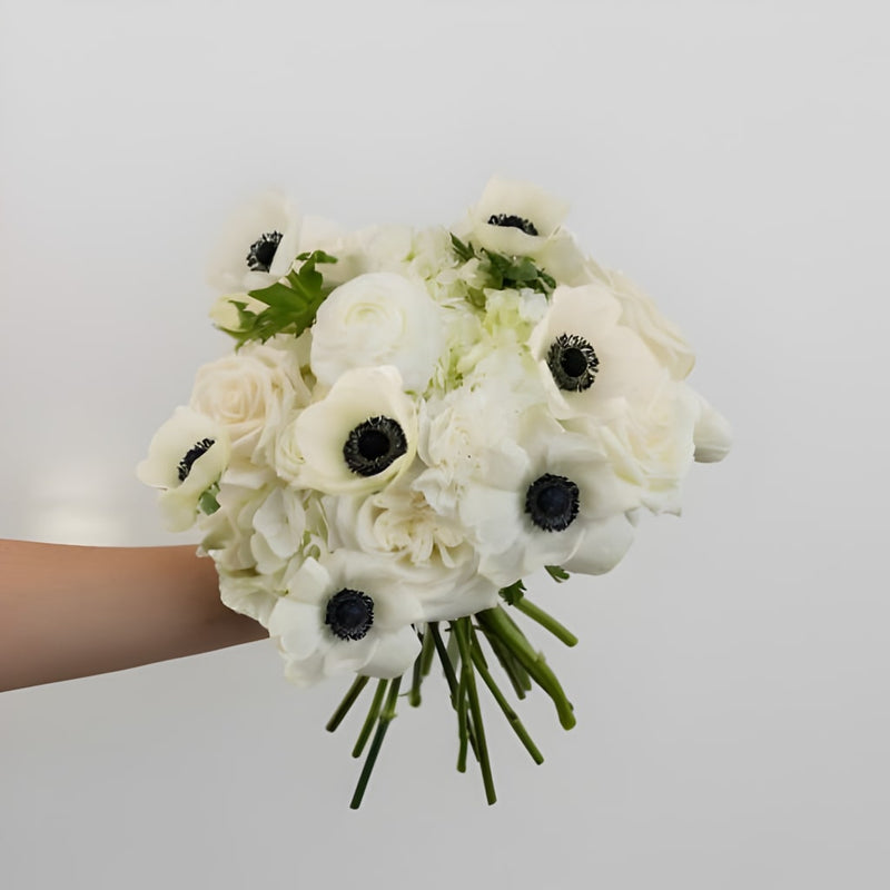 Classic Black And White Diy Flower Kit Apron - Image